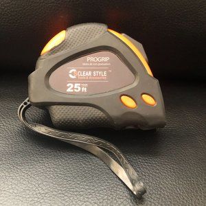 25 ft Auto-Lock Marked Measuring Tape Measure Compact Retractable